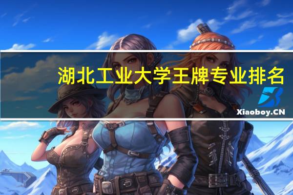 湖北工业大学王牌专业排名