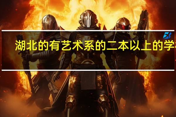 湖北的有艺术系的二本以上的学校!