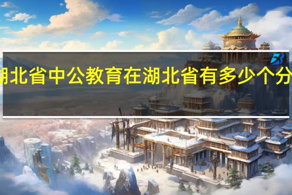 湖北省中公教育在湖北省有多少个分样网点
