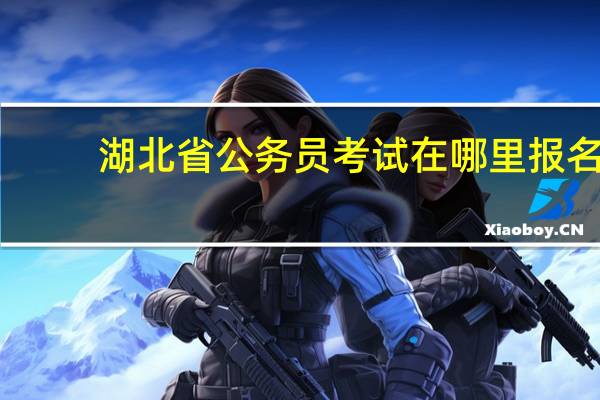湖北省公务员考试在哪里报名