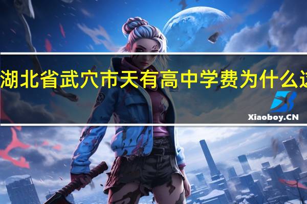 湖北省武穴市天有高中学费为什么这么高,一个学生一年要两万多元,不是说高中学