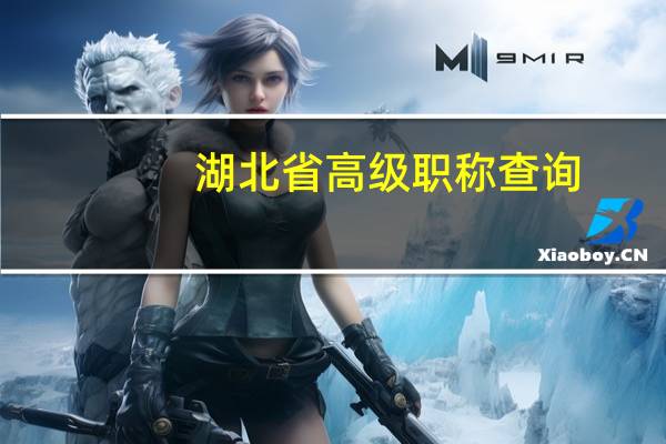 湖北省高级职称查询（湖北省职称证书查询官方网站）
