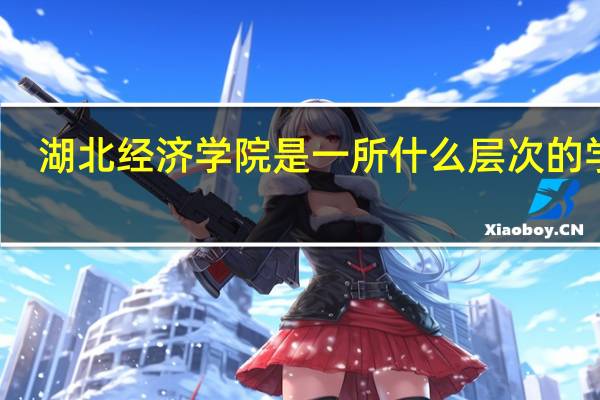 湖北经济学院是一所什么层次的学校