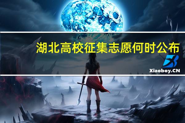 湖北高校征集志愿何时公布