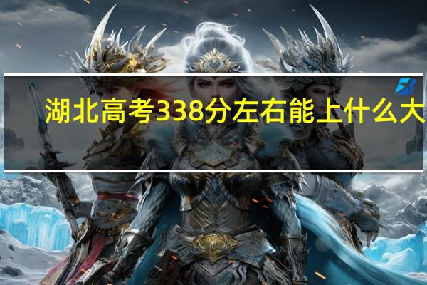 湖北高考338分左右能上什么大学
