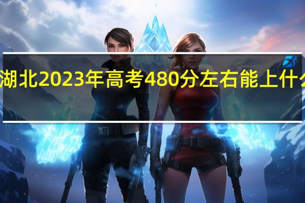 湖北2023年高考480分左右能上什么大学