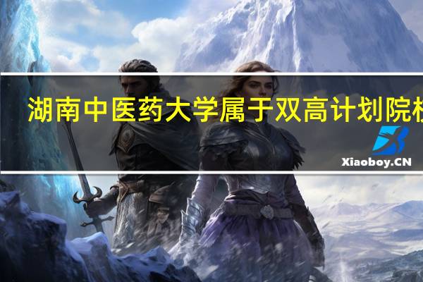 湖南中医药大学属于双高计划院校吗
