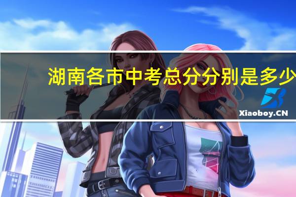 湖南各市中考总分分别是多少