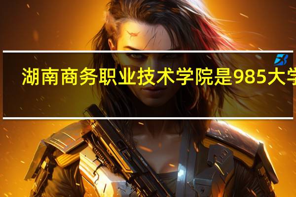 湖南商务职业技术学院是985大学吗