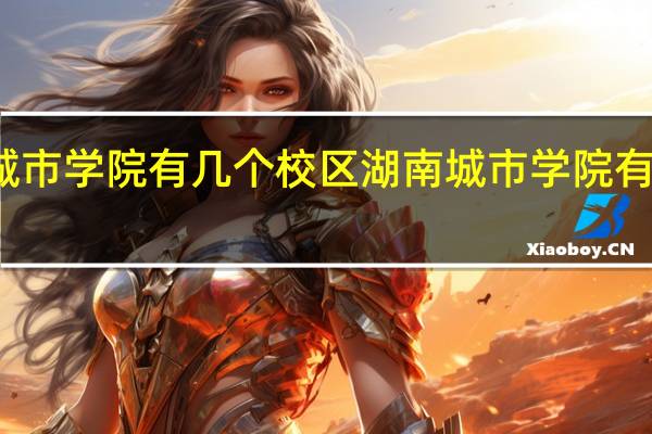 湖南城市学院有几个校区 湖南城市学院有多少个校区