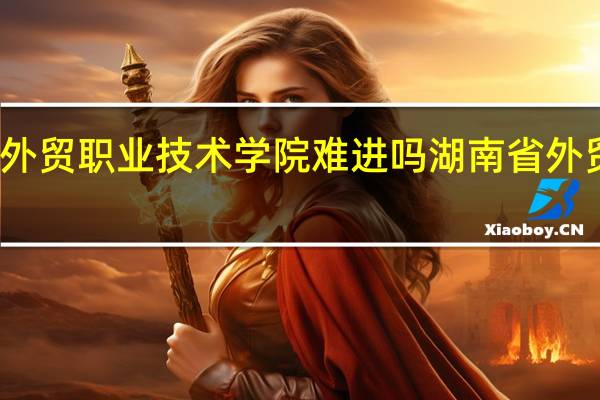 湖南外贸职业技术学院难进吗 湖南省外贸职业学院