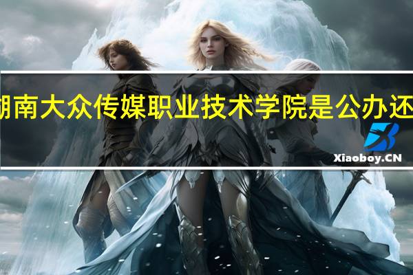 湖南大众传媒职业技术学院是公办还是民办