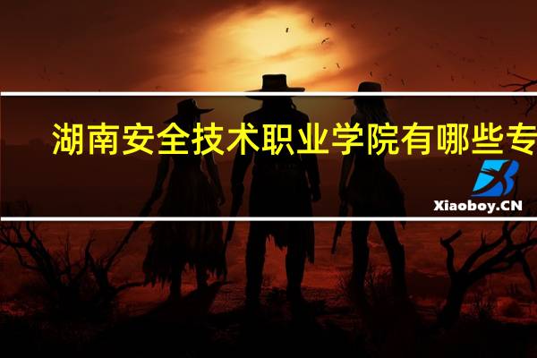 湖南安全技术职业学院有哪些专业