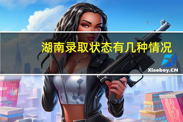 湖南录取状态有几种情况