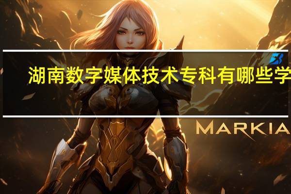 湖南数字媒体技术专科有哪些学校