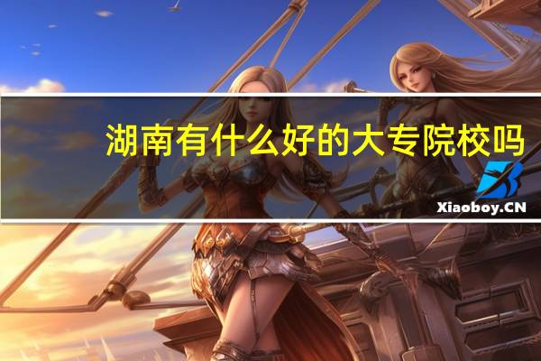 湖南有什么好的大专院校吗
