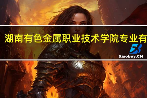 湖南有色金属职业技术学院专业有哪些