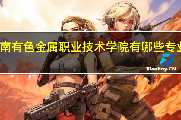 湖南有色金属职业技术学院有哪些专业受欢迎