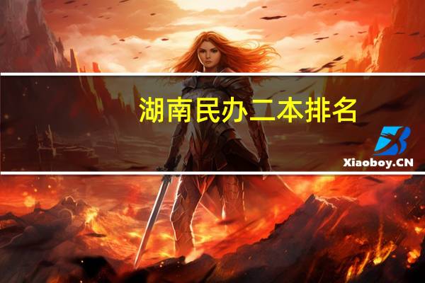 湖南民办二本排名