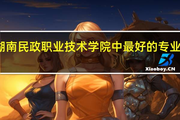 湖南民政职业技术学院中最好的专业是什么,该专业的分数线是多少