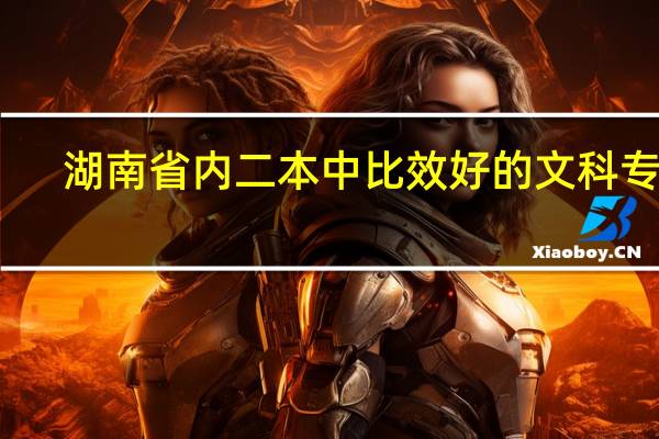 湖南省内二本中比效好的文科专业