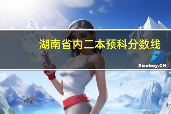 湖南省内二本预科分数线