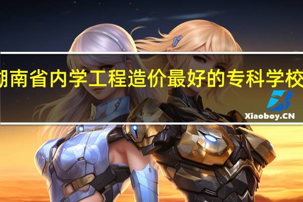 湖南省内学工程造价最好的专科学校有哪些
