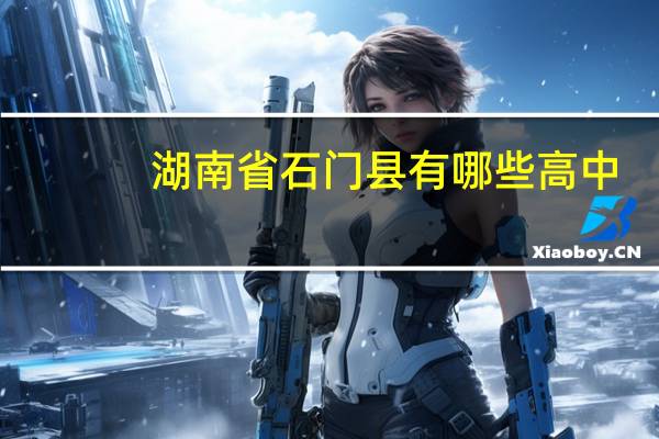 湖南省石门县有哪些高中