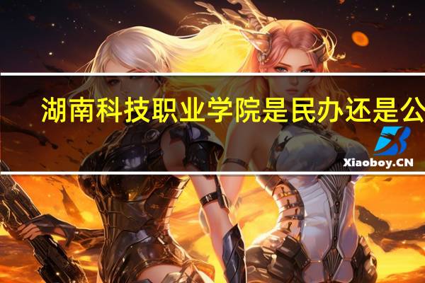 湖南科技职业学院是民办还是公办