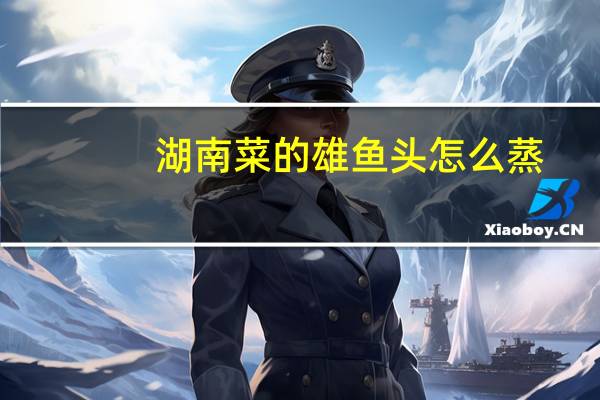 湖南菜的雄鱼头怎么蒸