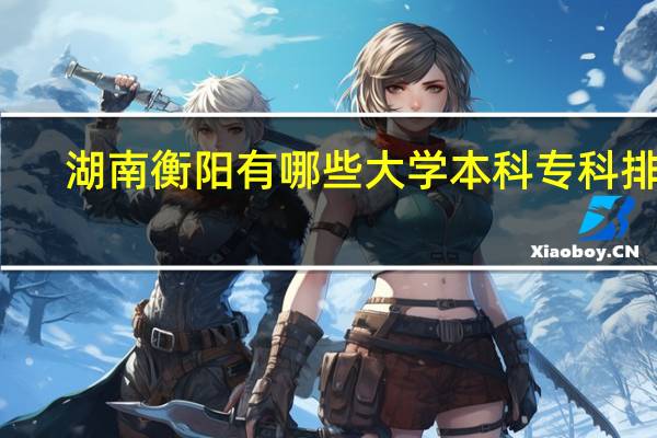 湖南衡阳有哪些大学本科专科排名