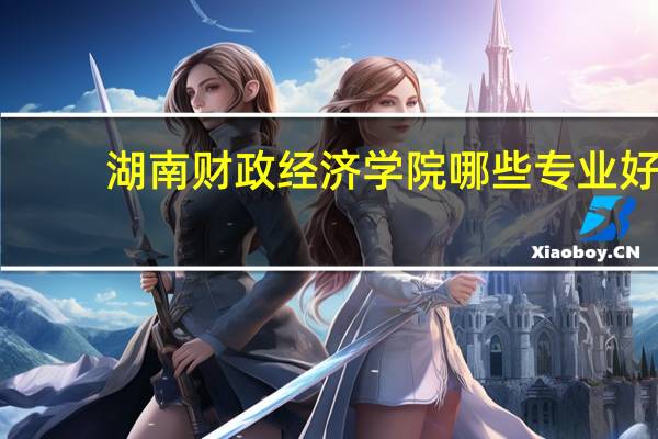 湖南财政经济学院哪些专业好