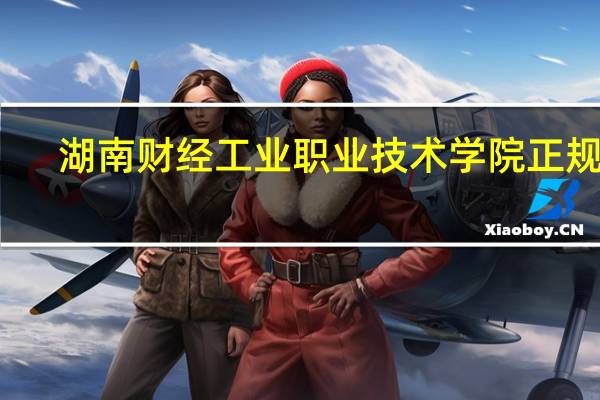 湖南财经工业职业技术学院正规吗