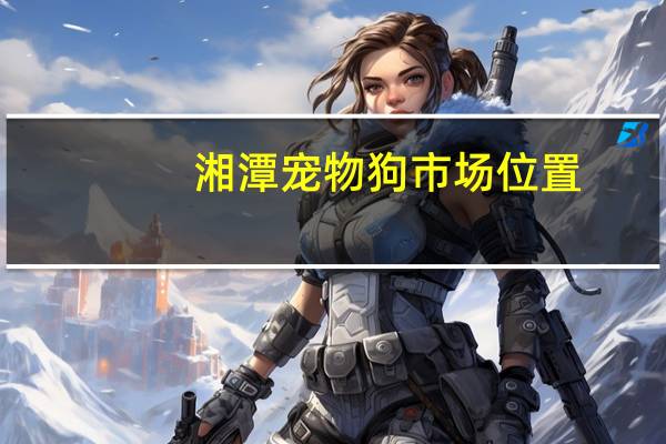 湘潭宠物狗市场位置