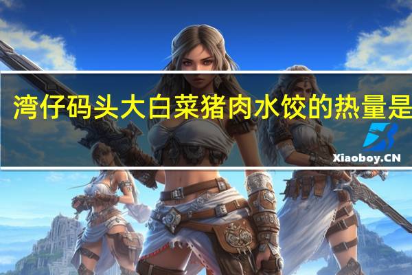 湾仔码头 大白菜猪肉水饺的热量是多少