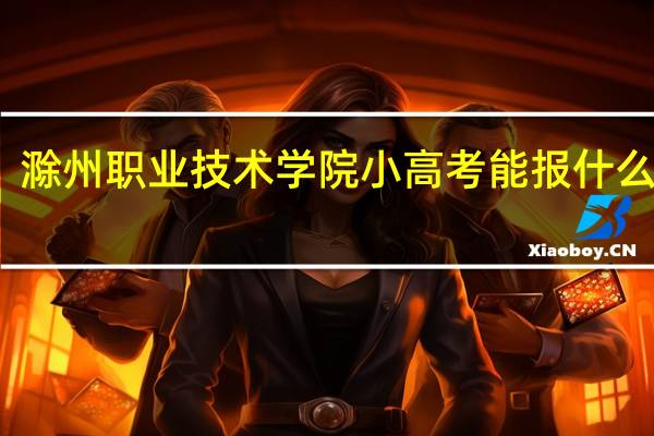 滁州职业技术学院小高考能报什么专业