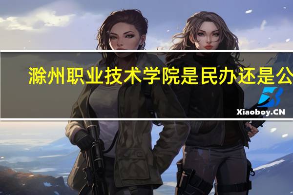 滁州职业技术学院是民办还是公办