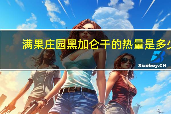 满果庄园 黑加仑干的热量是多少