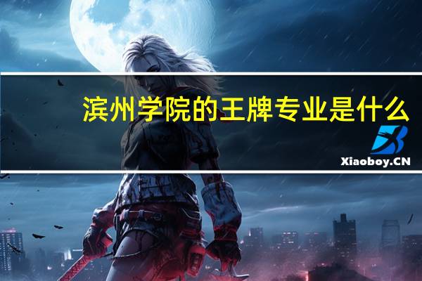 滨州学院的王牌专业是什么