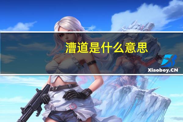 漕道是什么意思