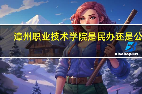 漳州职业技术学院是民办还是公办