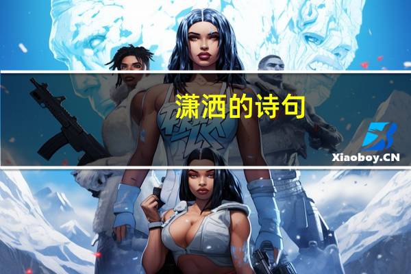 潇洒的诗句