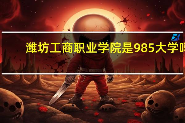 潍坊工商职业学院是985大学吗