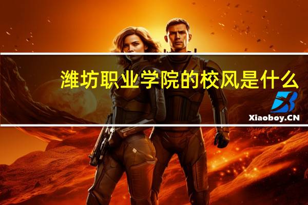 潍坊职业学院的 校风 是什么