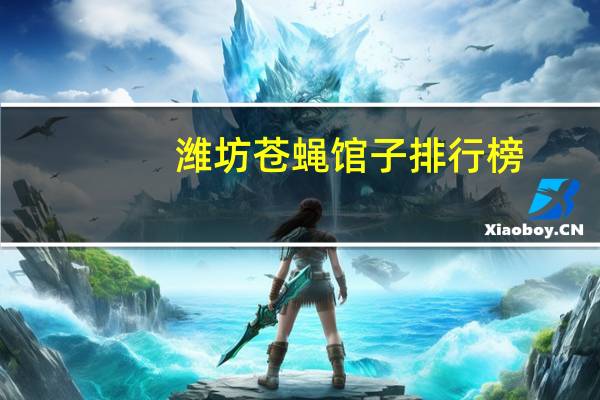 潍坊苍蝇馆子排行榜