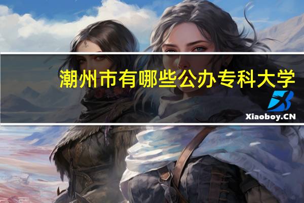 潮州市有哪些公办专科大学