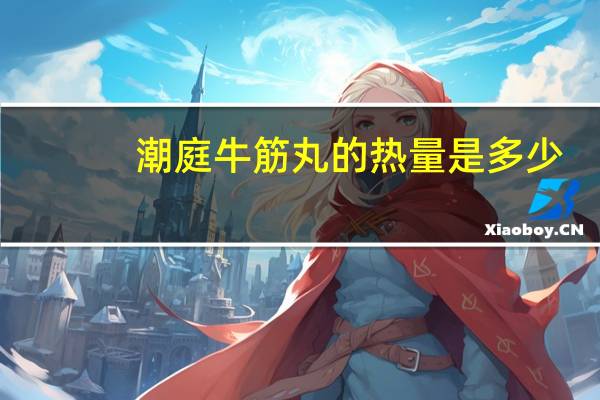 潮庭 牛筋丸的热量是多少