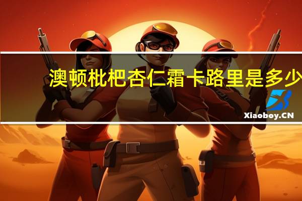 澳顿 枇杷杏仁霜卡路里是多少