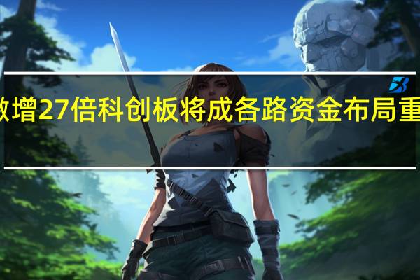 激增27倍 科创板将成各路资金布局重要阵地
