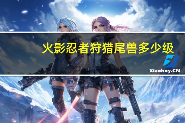 火影忍者狩猎尾兽多少级(火影忍者狩)
